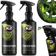 ZASADOWY PŁYN ŚRODEK SPRAY DO MYCIA CZYSZCZENIA FELG OPON 1L K2 NEORIM PRO