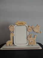 METRYCZKA DLA DZIECKA ze zdjęciem/ chrzest/ narodziny/ baby shower/