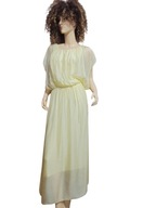 WŁOSKA SUKIENKA długa z jedwabiem 40/42