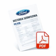 Historia Serwisowa FORD ASO Raport VIN PDF
