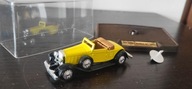 Samochód kolekcjonerksi Retro Cabriolet Cadillac Guisval 1:43 1931 Zółty