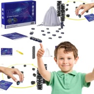 MAGNETYCZNE KAMIENIE GRA 60szt STRATEGICZNA EDUKACYJNA GRA W SZACHY ZESTAW