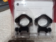 HAWKE MONTAŻ LUNETY PRECISION STEEL NISKI 34 mm WEAVER SZYNA 22 mm