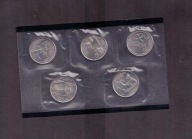 USA - 2004 rok - zestaw menniczy - 5 monet 1/4 Dolar - mennicze - mennica D