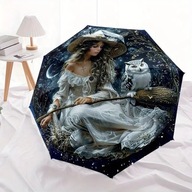 PARASOL AUTOMAT ANIME BASNIOWY MAGICZNA CZAROWNICA HALOWEN GADŻET ORGINALNY