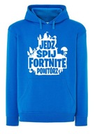 Bluza JEDZ ŚPIJ FORTNITE POWTÓRZ134/158 12-14 LAT