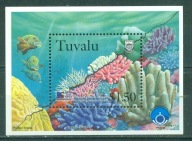 FLORA I FAUNA MORSKA. TUWALU. Mi Bl. A**