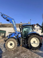 New Holland T6.125S z ladowaczem czolowym, 125 koni, 4 cylindry, caly w or