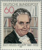 Niemcy 1981 Znaczek 1082 ** polityk zdrowie nauczycielka reklama Knapp