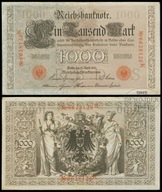 BNN - NIEMCY 1000 Marek 1910 S-6628126K # P44b # RED # VF+