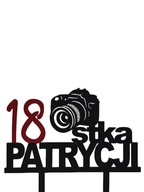 topper na tort dekoracja urodziny personalizacja LUSTRZANKA!!!