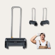 SIEWNIK RĘCZNY DO TRAWY NAWOZU OGRODOWY 12L REGULOWANY SZEROKOŚĆ 46CM