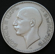 Bułgaria 100 lewa 1934 - car Borys III - srebro