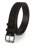 Pasek do spodni z klasyczną klamrą 120cm czarny