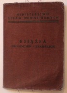 MINISTERSTWO SPRAW WEWNĘTRZNYCH - KSIĄŻKA ŚWIADCZEŃ LEKARSKICH