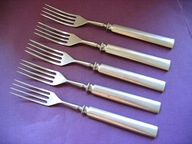 GERLACH : Widelce CIĘŻKIE - KUTE Wzór PRZEDWOJENNY ... UNIKAT ... !!!