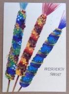 POCZTÓWKA - DANUTA IMIELSKA - WIELKANOC - wysłana do Soleckich herbu Ostoja