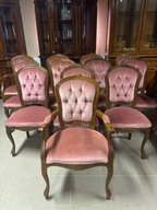 STYLOWY Włoski Zestaw 12 KRZESEŁ Sklep meble stylowe Italy