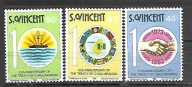 ST. VINCENT - 10 lat Traktatu z Chaquaramas 1983 * Mi 656-7/9 (3074)