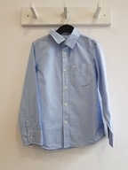 H&M koszula niebieska długi rękaw 128 cm