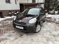 Nissan Micra TYLKO 134tyśkm 1WŁAŚCICIEL 1.2B CLIMATRONIC 2011 ZADBANA Tekna