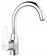 Bateria umywalkowa stojąca Ferro Algeo srebrny BAG2A