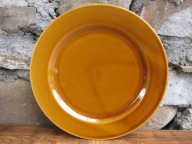 MIODOWE Płaskie Talerze Obiadowe_Porcelit TUŁOWICE PRL