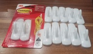COMMAND 3M HACZYKI ŚREDNIE 1,3 Kg zestaw 12 sztuk bez taśmy klejącej