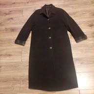 Płaszcz damski 42 Cashmere and virgin wool by nesi szary wełna z kaszmirem