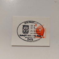 Kasownik Solingen 1. 600 lat miastu. 04658b