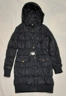 dłuższa kurtka damska 38 MANGUUN z odpinanym kapturem