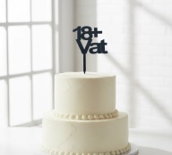 topper na tort personalizacja WYBÓR KOLORÓW 18+VAT!!!