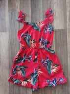 Kombinezon KWIATY PRIMARK czerwony 134
