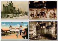 Sopot 4 pocztówki reprodukcje