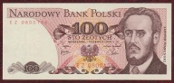 100 zł. 1979 r. ser. EZ UNC b. rzadka seria - PIĘKNY !!!