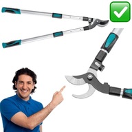 SEKATOR DO GAŁĘZI KRZEWÓW NOŻYCE TELESKOPOWY RĘCZNY OGRODOWY SOLIDNY OSTRY