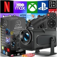 PROJEKTOR RZUTNIK MINI PRZENOŚNY SMART ANDROID TV WIFI LED SMART GŁOŚNIK