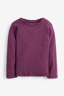 Next fioletowa bluzka długi rękaw koszulka 68 cm