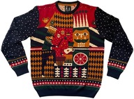 MEDICINE wzorzysty sweter pulower regular fit męski M