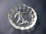 Polska PRZEDWOJENNA Popielniczka PIŁKARZ Huta HORTENSJA nr 412