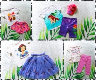 Paka ubrań modna zestaw dla dziewczynki 116/122 LATO