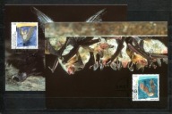 A54387)Liechtenstein: Maksimum Karta 1389 - 1390, Nietoperz