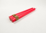 STOOK drewniany wieszak ścienny na rower - koral