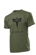 KHAKI koszulka CIEŚLA t-shirt (rozm. M)