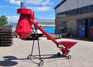 Separator do czyszczenia zboża ziarna POM Augustów M502/2 z przenośnikiem