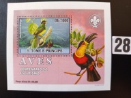 Ptaki i skauting , Wyspy Św. Tomasza i Książęca MNH