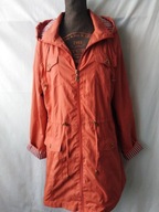 Kurtka parka/wiatrówka pomarańczowa - 40