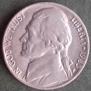 5 centów - 1985 "P" USA - Thomas Jefferson