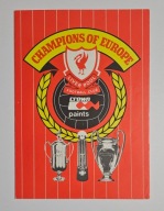 PROGRAM FC LIVERPOOL CHAMPION OF EUROPE - 1984-1985