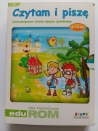 Edurom Czytam i Piszę Interaktywna Nauka Języka Polskiego PC Gra edukacyjna